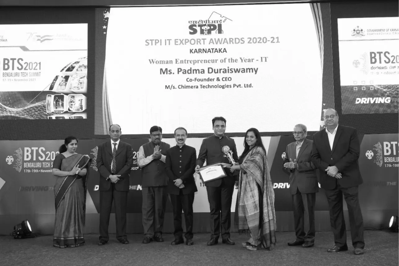Woman Entrepreneur of Year - IT by STPI India 2021
