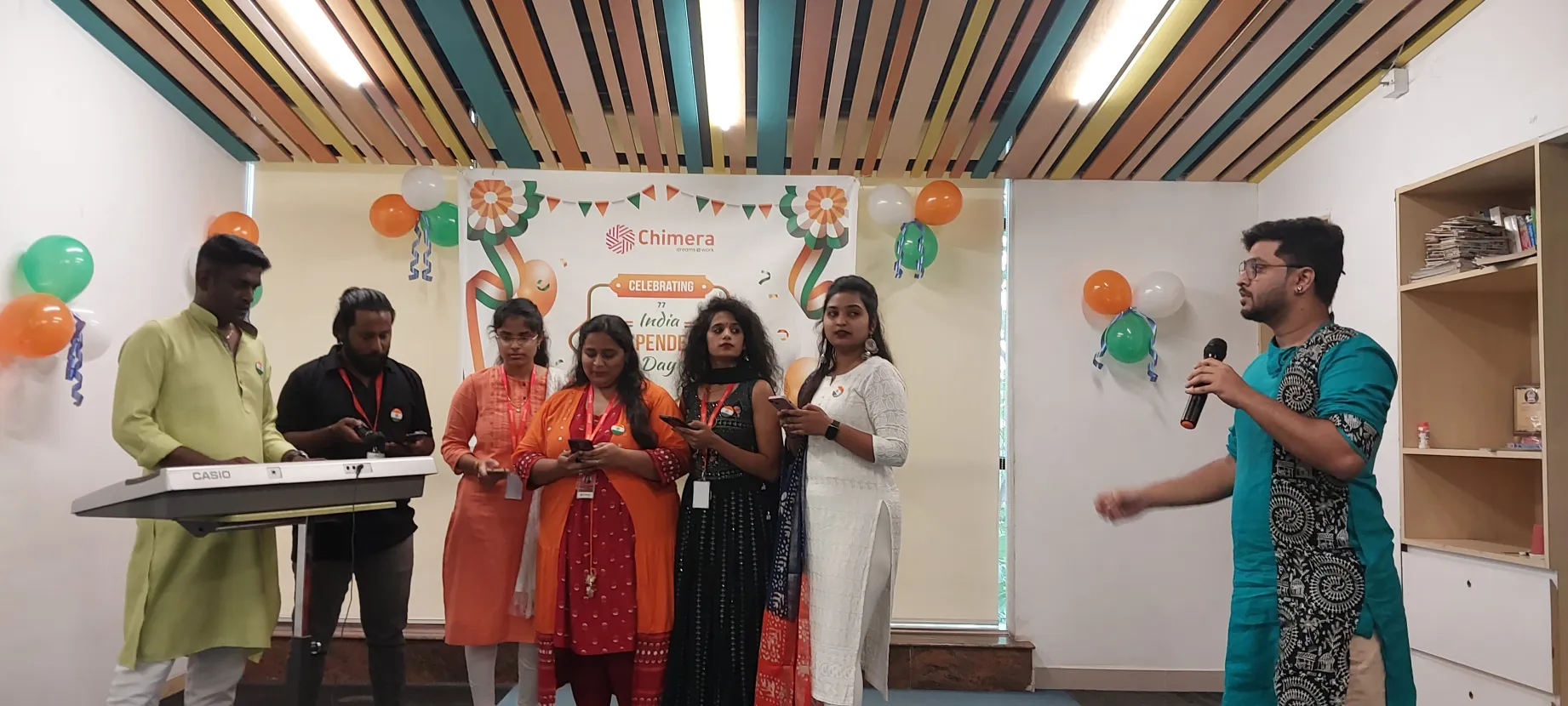 Singing at Chimera Technologies - Software Development Company in Bangalore