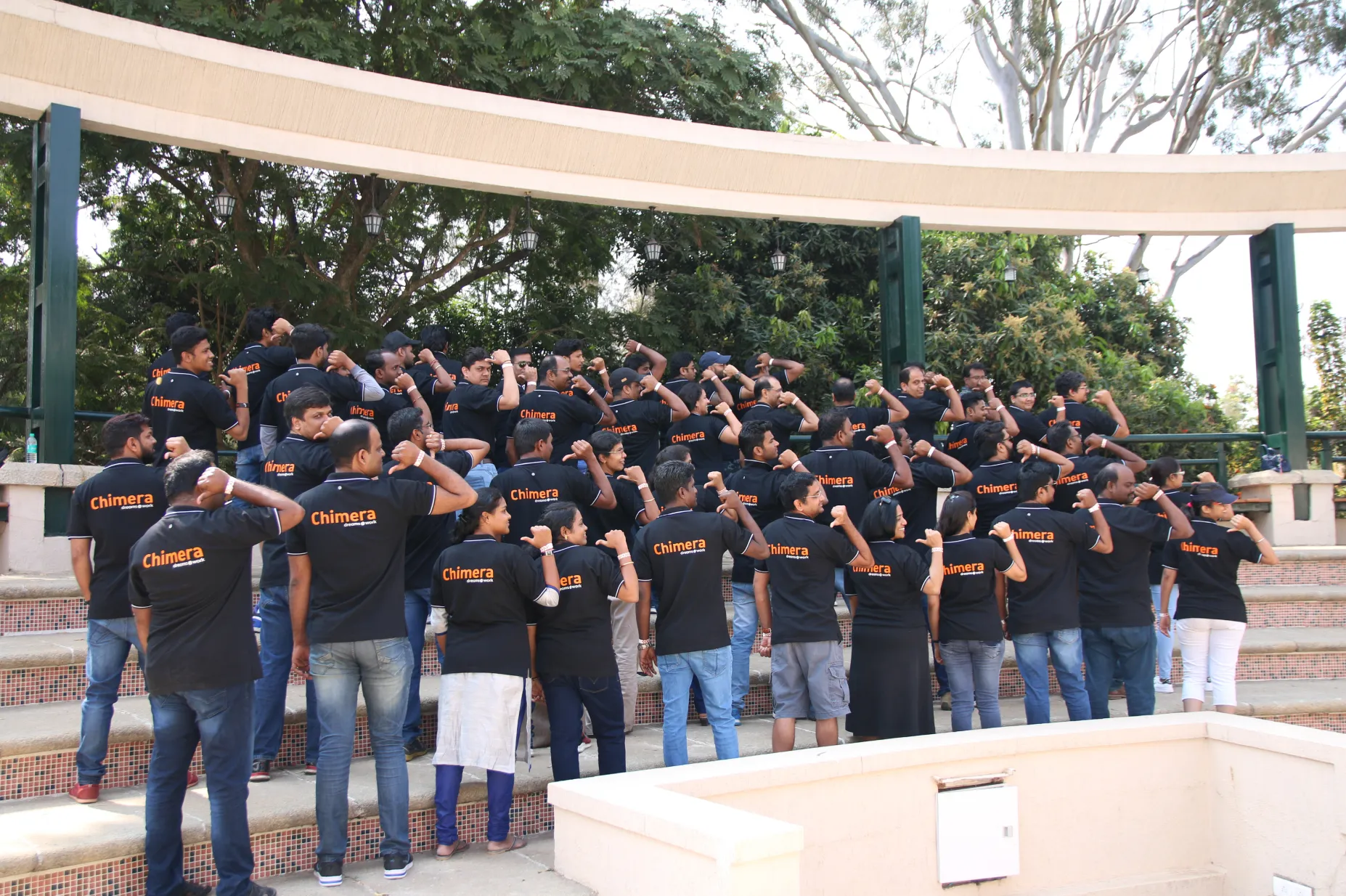 One of the Team photo of Chimera Technologies - Leading Software Development Company in Bangalore
